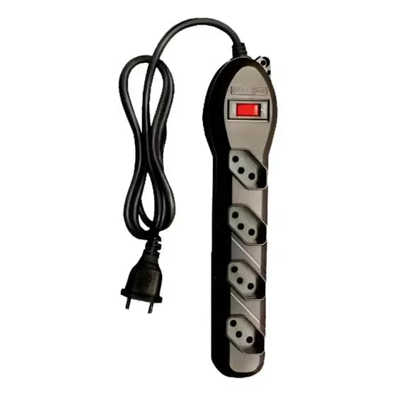 Filtro de linha qualitronix 4 tomadas Disjuntor Inteligente, Circuit breaker protetor.