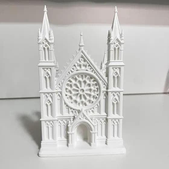 Igreja Gótica para RPG Cenário Maquete Diorama