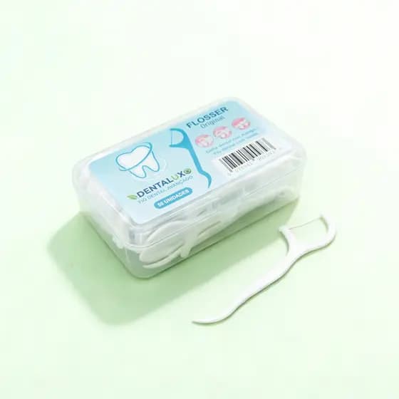 50/100/300 Unidades de Fio Dental Haste Palito Formato Arco Ultrafino Higiêne Limpeza