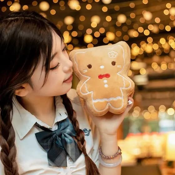 Natal Animal Gengibre Homem Brinquedo De Pelúcia Bonito Em Forma De Boneca Decoração Do Feriado Presente De Para Amigos