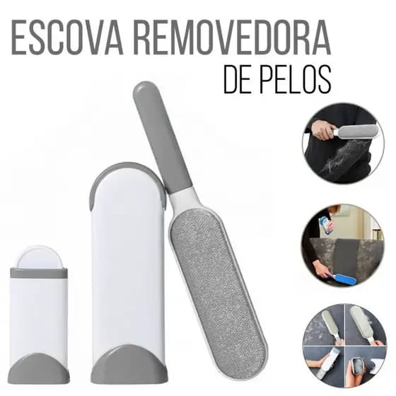 Escova removedor de pelos Tira Pelo Pet Multifuncional Removedora de pelo Cães e Gato Roupa Sofá