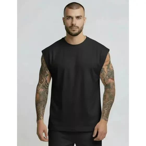 Regata Camisa Oversized Masculina Academia Basica Dia a Dia Machão