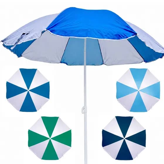 Guarda Sol Grande Praia Piscina Mor Reclinável 1,80 Metros FPS 70 Proteção Raios UV