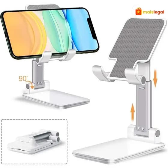 PROMOÇÃO!Atualizar!Suporte Para Celular e Tablet Dobrável Portátil Ajustável Apoio Mesa-LC