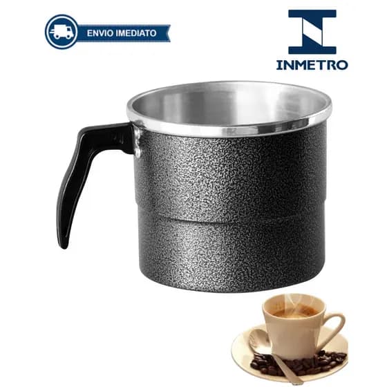 CANECÃO LEITEIRA FERVEDOR DE ALUMINIO CRAQUEADO Nº 14