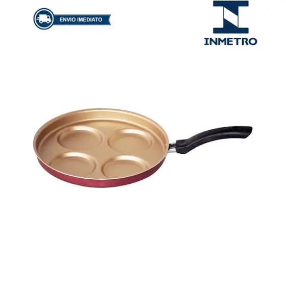 Frigideira 4 Em 1 Multiuso Com Divisórias Antiaderente Ovos Hambúrguer