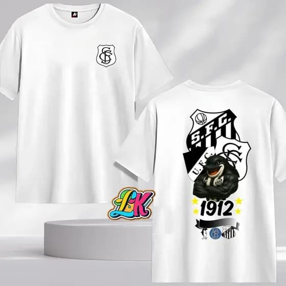 CAMISETAS T-SHIRT UNISSEX SANTOS TORCIDA