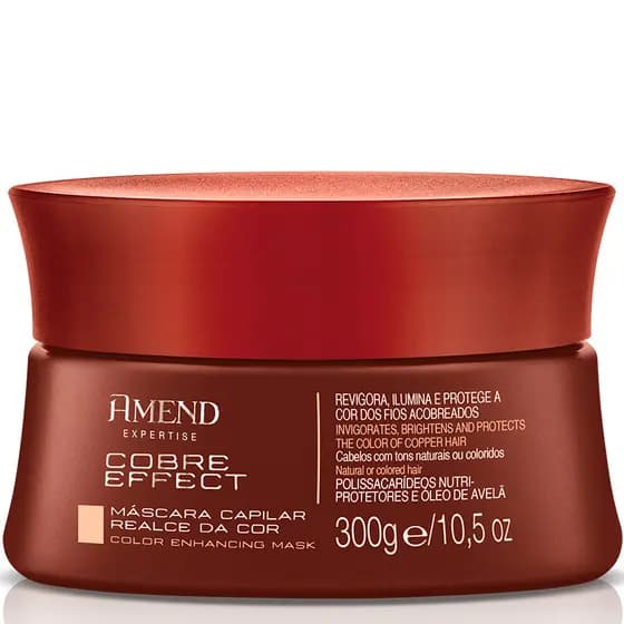 MÁSCARA EXPERTISE REALCE DA COR COBRE AMEND 300G