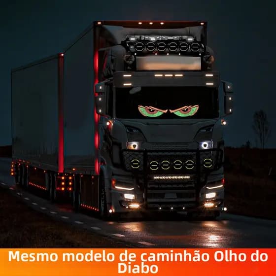 2 Pces 24V 12V USB LED Diabo Olho Dinâmico Grande Olhos Luz Para Carros , Tela De Janela Programável Display Caminhão