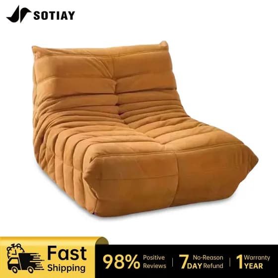 Sofá Ergonômico , Poltrona Pufe De Chão , Confortável Para Quarto , Sala De Estar E Varanda .