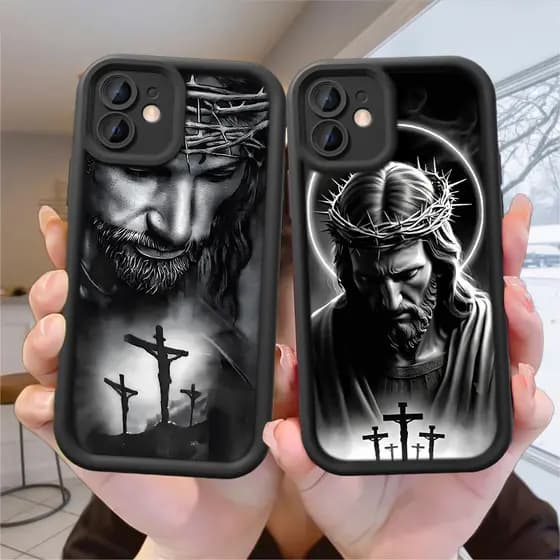 Nosso Senhor Capa Silicone Capinha Para Samsung Galaxy A06 A07 A05S A12 A13 A14 A15 A16 A17 A23 A32 A34 A36 4G