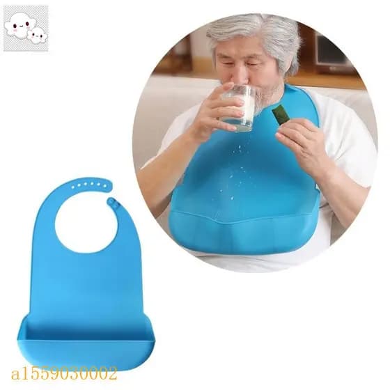 Babador Protetor De Jantar Para Adultos , Alimentação De Pano E Idosos