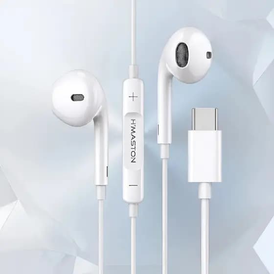 Fone De Ouvido Com Fio Tipo-c Com Microfone Isolamento Ruído