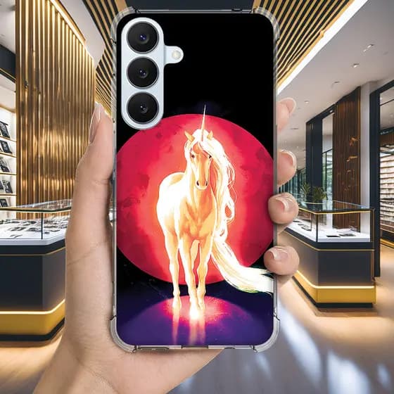 Capa Capinha GALAXY A26 A25 A24 A23 A22 A21S A20S A20 A17 A16 Anti-impacto Personalizada unicornio FANTASIA (4184)