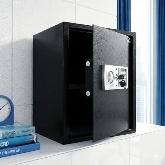 Cofre Digital Grande 50cm Aço 50 Litros Senha Chave Segurança Documentos Alira 011