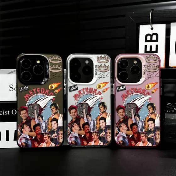 Capinha capa de celular luan santana Para iPhone 11 normal 12 13 15 14 17 16 Pro Max 15 14 Plus 14 pro 17 Air capa