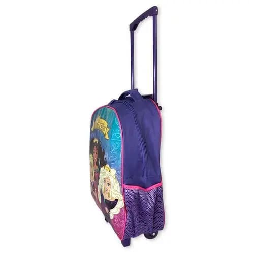 Mochila Escolar Kit Infantil Com Lancheira Estojo Princesas Roxa Escolaridade