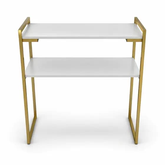 Aparador Buffet Duplo Cantinho De Café Branco Dourado Preto Moderno Sala Quarto Copa Resistente MDF