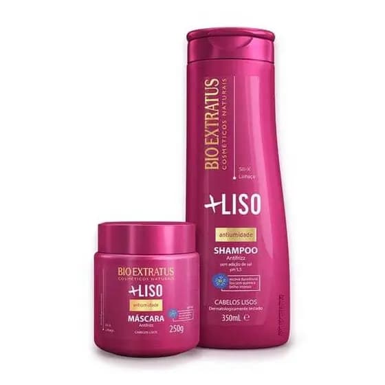 Kit +Liso Shampoo e Máscara (250g)
