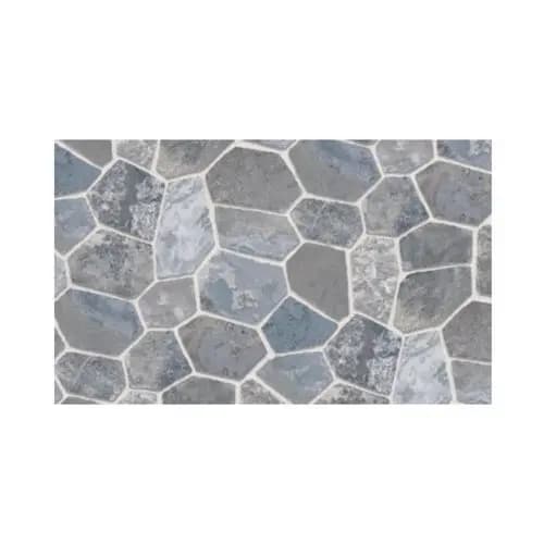 Papel Parede Autoadesivo Textura Pedras Cinza Revestimento Decorativo Protecao Ambiente