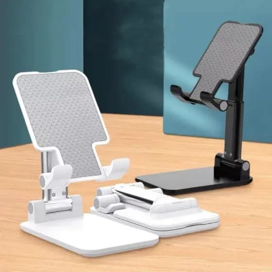 Suporte portátil dobrável para telefone, ajustável, adequado para mesa