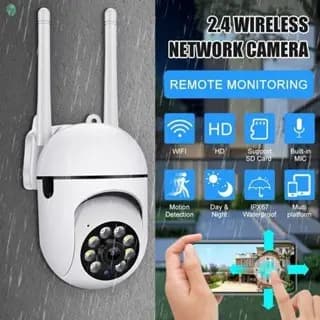 Câmera De Rede Sem Fio À Prova D'água 1080P Wi-Fi De Visão Noturna Infravermelha Amplamente Utilizada Para 360 Seguro °