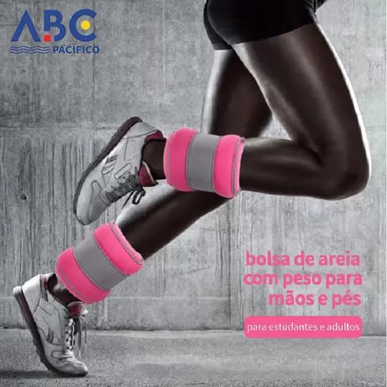 Caneleira com Peso 1/4kg - Par de Tornozeleiras para Treino, Musculação, correndo e Exercícios de Fitness
