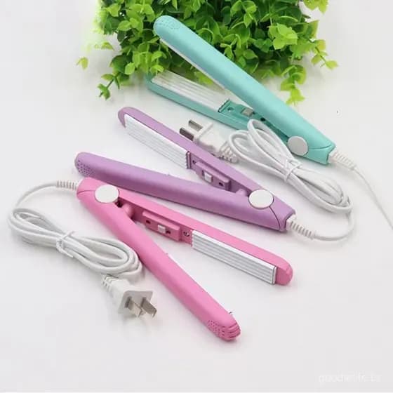 Popular Corrugação Cabelo Crimper Ferramenta De Estilo Viagem Ondulado Curling Mini Portátil