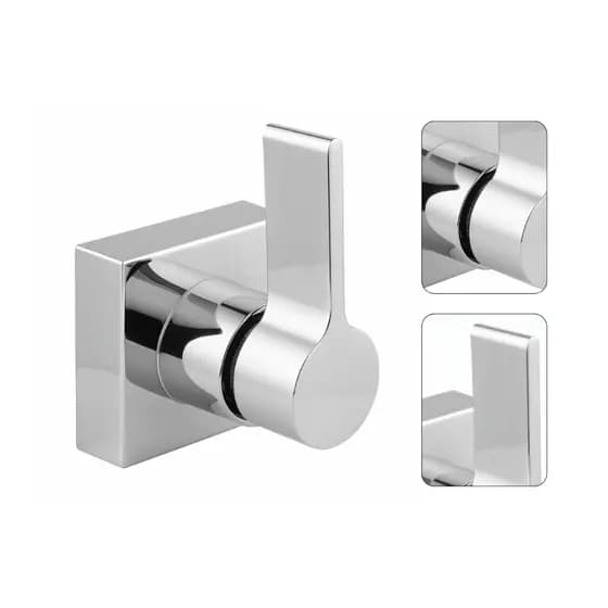 Acabamento Para Registro De Pressão Ou Gaveta Base Padrão Deca Quadrado ABS Cromado Premium1/2 3/4 Polegadas