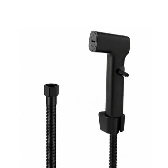 Kit Ducha Higiênica - Gatilho- Suporte e Mangueira Flexível 1,20 M. Banheiro e Limpeza