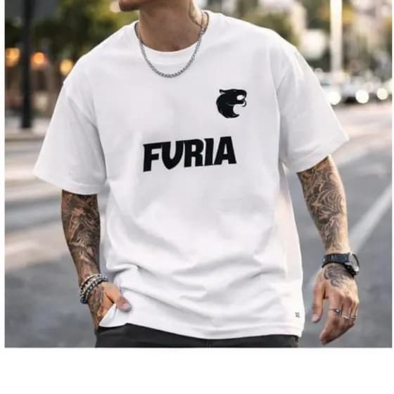 Camiseta FÚRIA CS Time Brasil 100% Algodão Exclusiva Fallen Counter Strike + ENVIO RÁPIDO
