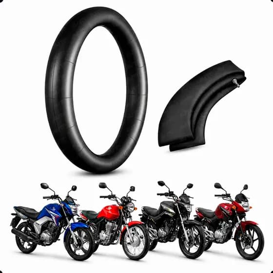 Câmara De Ar GP Tech A-18 3.00-18 Dianteiro Traseiro Moto YBR Factor Titan Fan