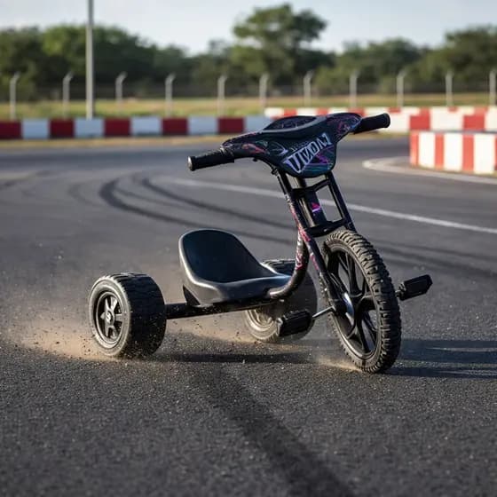 Triciclo Infantil Radical Velotrol Speed Preto - Bandeirante