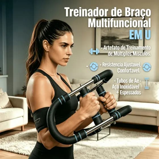 DEEYI Treinador de Rotação de Cintura e Força dos Braços — Exercitador Ajustável para Peito e Braços Unissex Portátil