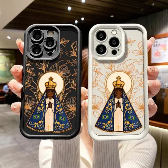 Capinha Capa Nova Virgem Maria Para Xiaomi Redmi Note13 12 11 9 10 10C 14C 9a case redmi note 14 pro