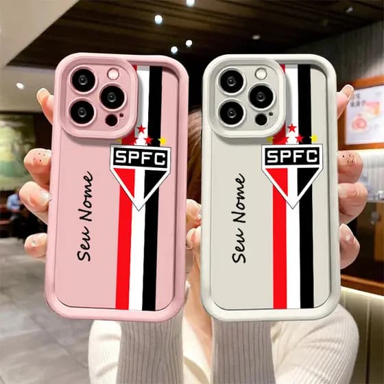 Capinha Capa de personalizada Clube de Futebol SPFC Para Samsung A03 A05 A12 A13 A14 A15 A32 A51 A71 A72 Case
