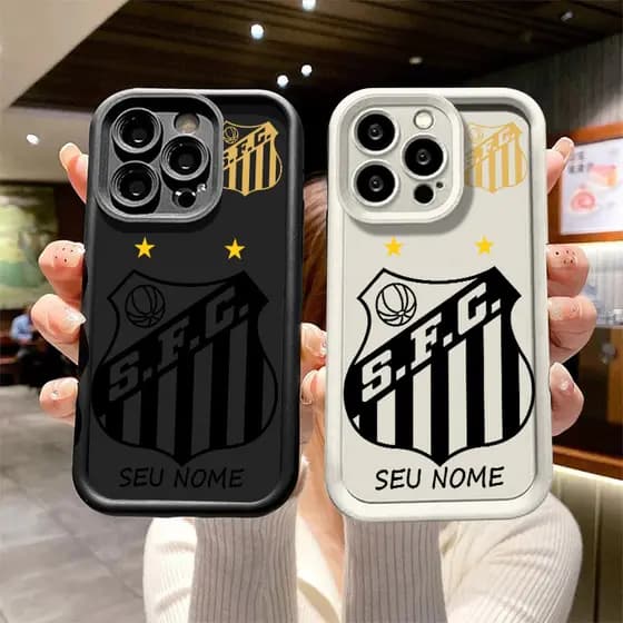 Capinha de personalizado Clube de Futebol Santos para iPhone 11 13 x xr xs max 12 14 15 16 pro max 7 15 Plus 17 pro capa