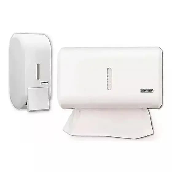 kit Dispenser Papel Toalha + Saboneteira Premisse Urban