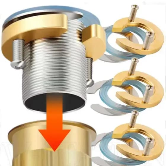 Fixadores De Porcas Anti Perda Da Torneira Tampa Tipo C Aluminho Alta Qualidade Fixação Circlips Peças Lavatório Conjunt