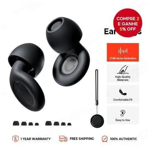Tampões De Ouvido Avançados Com Redução De Ruído (Kit De 8 Tamanhos)-Proteção Ultramacia De Silicone Para Dormir C.E