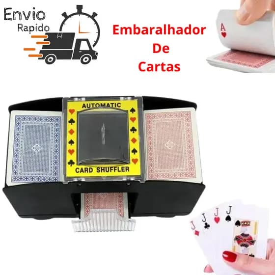 embaralhador de cartas misturador automático uno Baralho Poker Truco profissional jogos