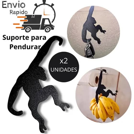 kit gancho multiuso porta chaves suporte fruteira pendurar decorativo cozinha decoração criativo