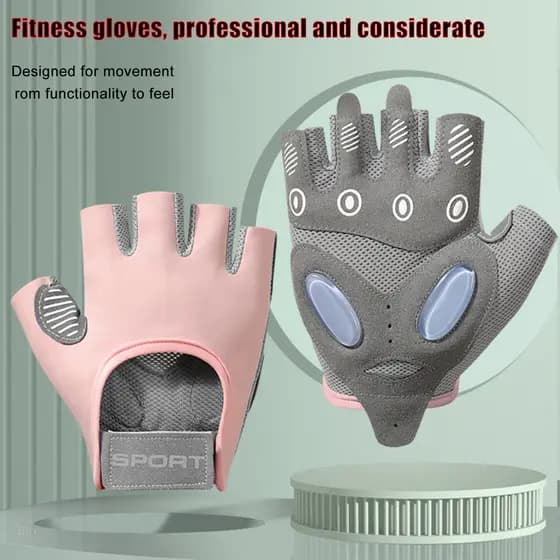 HIG Luvas De Halteres De Meio Dedo Para Homens E Mulheres Levantamento De Peso Treino Fitness Resistentes Ao Desgaste Ex