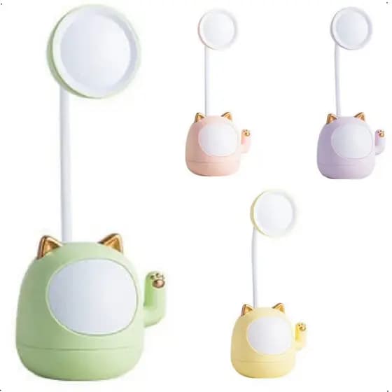 abajur de cabeceir abajur de mesa luminária para quarto infantil Abajur/luminaria Luz De Led Recarregavel Ubs De Mesa