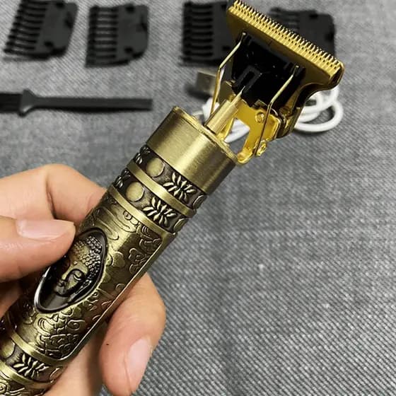 Máquina de Cortar Cabelo Dragão Profissional Recarregável - Barba e Cabelo