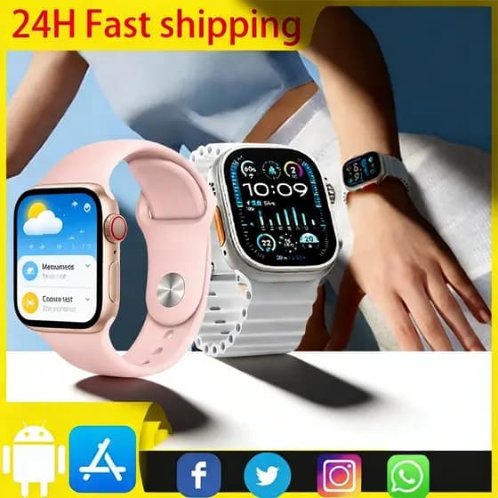 Smartwatch Amoled iOS 45mm Bluetooth Chamada/calculator/Papel De Parede DIY-Do São Paulo