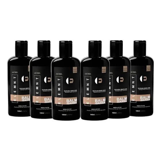 Kit 3 6 12 Balm Para Barba Hidratação Antifrizz Element 140ml