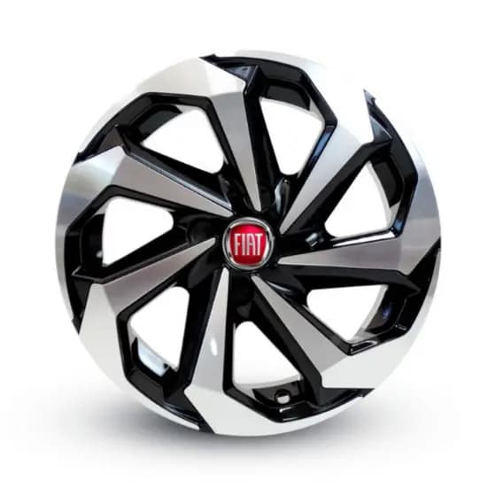 Jogo Kit 4 Calota Esportiva Spider Aro 13/14/15 Fiat Uno Palio Siena Strada Mobi Argo