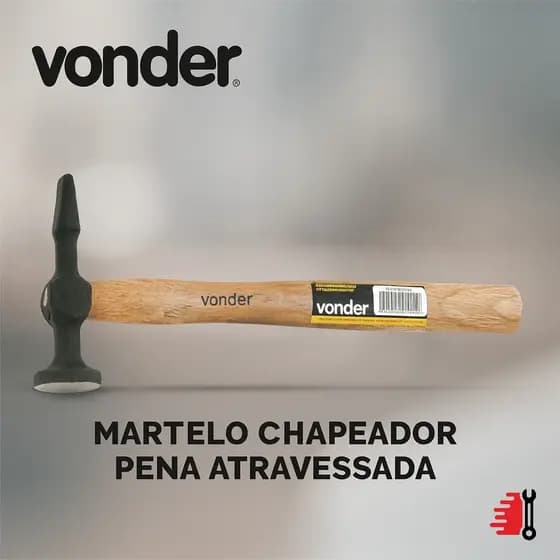 Martelo Chapeador Pena Atravessada Vonder