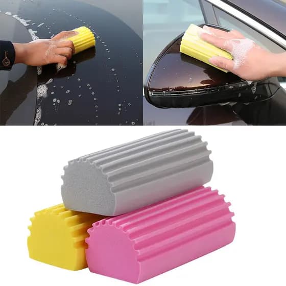 3Pcs/Pack Esponjas Mágicas De Limpeza De Pó Pva De Esponja Para Cortinas De Vidro Baseboards Ventilações Espelhos Janela